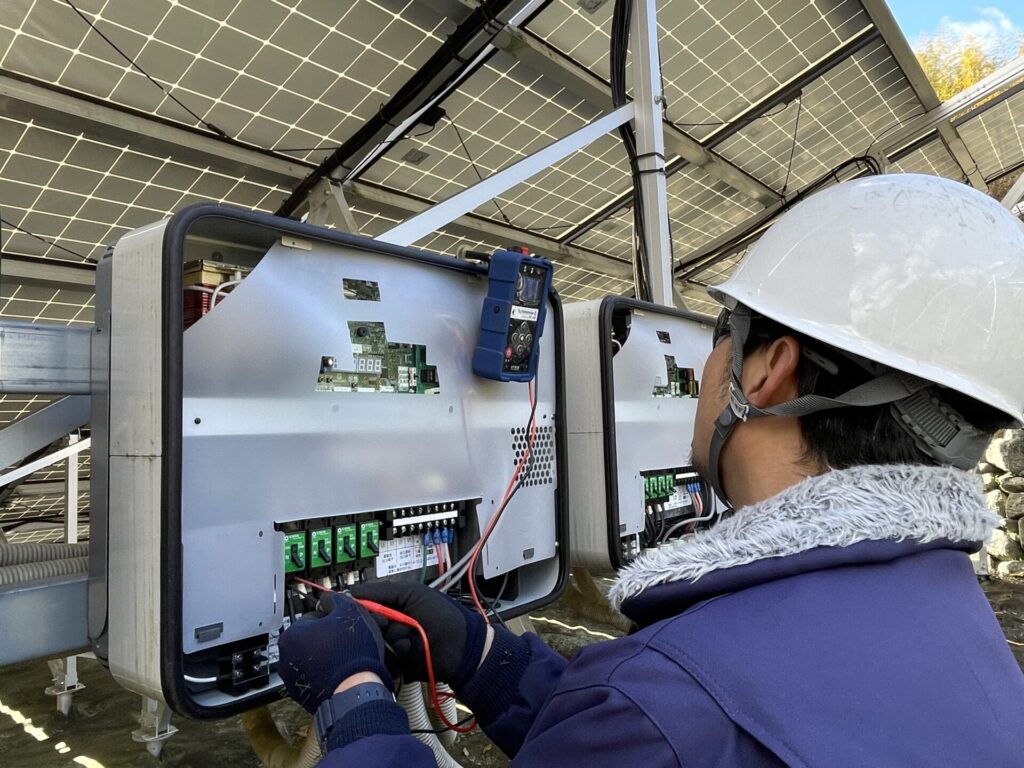 三重県松阪市ソーラー定期保守点検